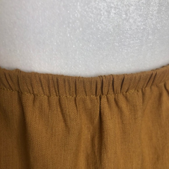 J.O.A. Brown Medium Halter Top Sleeveless Fringe Bohemian Festival Festival - Picture 14 of 16